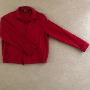 Polo//Men’s jacket size M. Red
